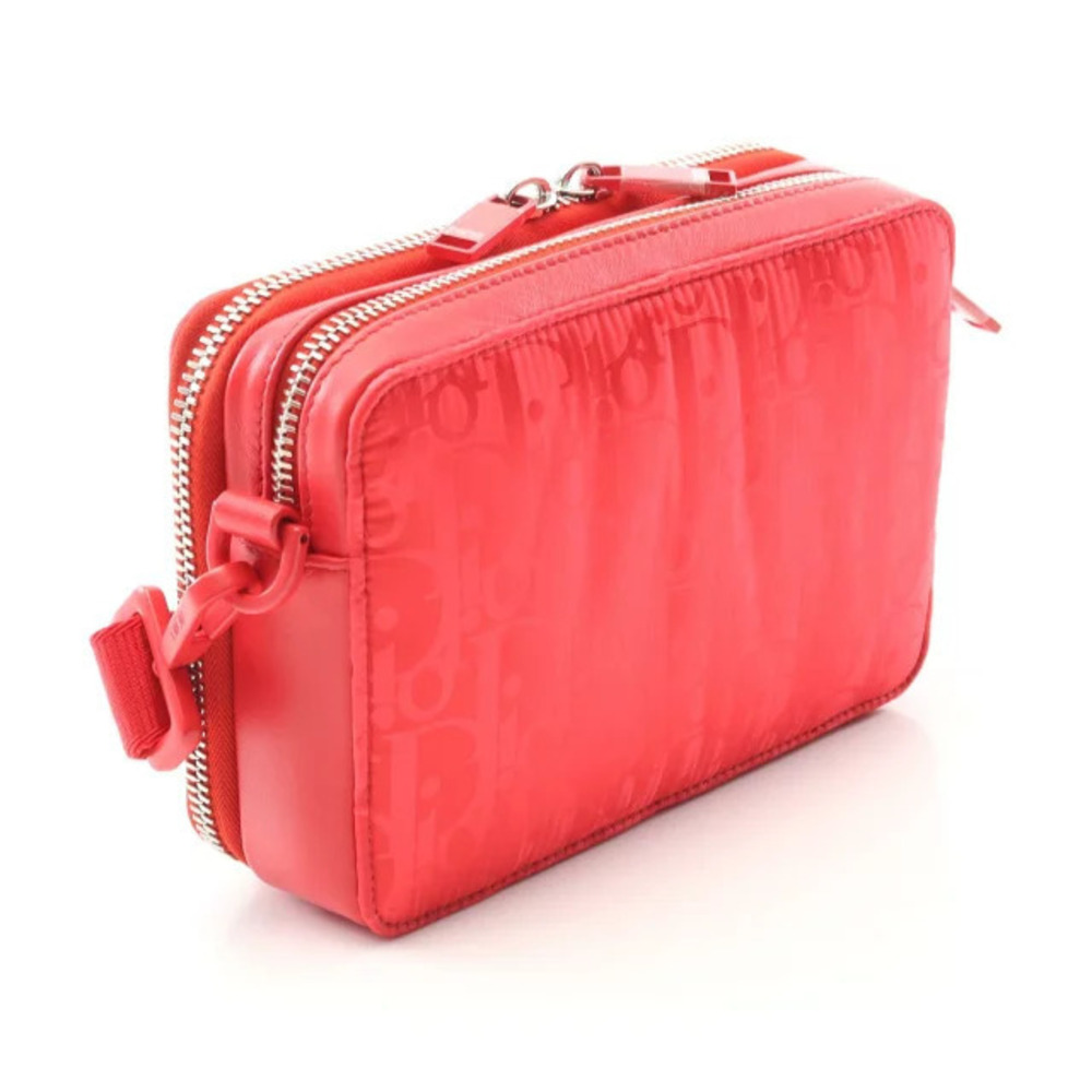 Dior ERL Shoulder Leather Bag Mirage Christian Red